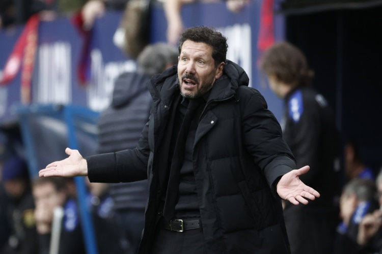 西蒙尼：我们有资格赢得这场比赛，但缺少一个能够打开局面的进球